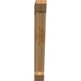 thumbnail image 2 of Ekena Millwork 6"W x 36"D x 48"H Traditional Slat Rough Sawn Bracket, Western Red Cedar, 2 of 4