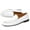 White, variant on Men's Casual Loafers Slip On Leather Dress Shoes Comfortable Lightweight Driving Shoes Male Moccasins Classic Penny Loafer Flats Outdoor Walking Shoes