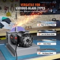 thumbnail image 6 of VEVOR 750W Lawn Mower Blade Sharpener with 1HP Motor, 9-Inch Ceramic Grinding Wheel, Benchtop Sharpening Machine for Various Blades, 6 of 12