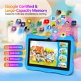 thumbnail image 3 of FITIFUN Kids Tablet 7 inch Android 13 Tablets,4(2+2)GB RAM 32GB ROM,Quad-Core,HD IPS Display, Wifi, Parental Control, Dual Camera-Blue, 3 of 8