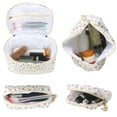 thumbnail image 3 of Bolsa de maquillaje NATINSA Cute para mujer, viajes y cosméticos, 4 unidades, roja, 3 of 6