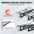 thumbnail image 2 of 2 Pack, 6 x 2 ft Heavy Duty Garage Shelves Wall Mounted, 1000 lbs Load Capacity(Total) Garage Storage Rack Floating Shelves, Suitable for Shop, Shed, Garage Storage, 2 of 18