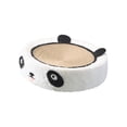 thumbnail image 1 of Tablero rascador para gatos, cuenco, salón para rascar, cama para dormir, almohadilla para rascar, cama para gatos de interior (15,35 pulgadas de diám Panda, 1 of 8
