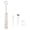 White, variant on R-3 Corded Handheld Electric Blender With Milk Frother And Dough Kneading Attachments, Perfect For Home Kitchens. Powerful Motor For Making Smoothies, Soups, Sauces. Black, 10.24*1.18-Inch.