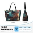 thumbnail image 4 of Disketp Cute Flower Chihuahua Puppy Bolsa de Playa de Gran Capacidad, Bolso Impermeable y a Prueba de Arena para Mujer, Ideal para Playa, Piscina y Natación, 4 of 7