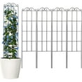 thumbnail image 6 of Tkrady Garden Trellis for Climbing Plants, Tall Support Obelisk Trellis Garden Trellises for Vines, Flowers Stands, Outdoor & Indoor Plants,Vegetables,Rose,Cucumber,Tomato, Clematis 1pcs, 6 of 6