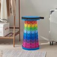 thumbnail image 4 of Portable Folding Telescopic Stool Lightweight Plastic Subway Queuing Outdoor Chairs And Outdoor Camping Fishing With Carry Bag, 4 of 5