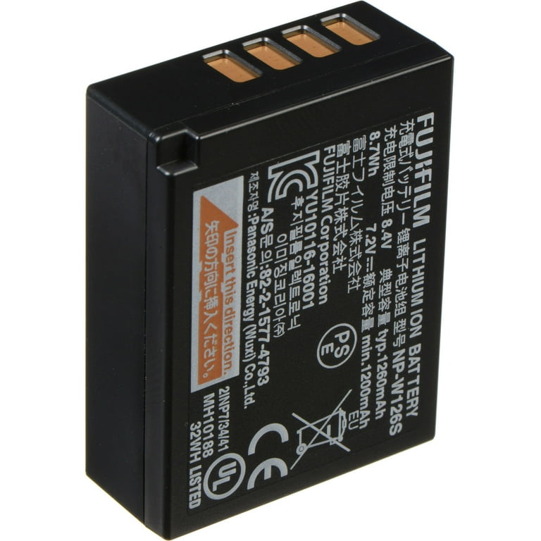 Fujifilm NP W126S - Li-Ion Battery - 1260 mAh for X Series