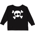 thumbnail image 3 of Inktastic Skull Design Boys or Girls Long Sleeve Toddler T-Shirt, 3 of 5