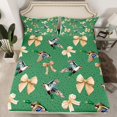 thumbnail image 2 of Homewish Mallard Duck 4-Piece Full Size Sheets for Female Men Teens,Kawaii Bow Bed Sheets,Abstract Polka Dots Lightweight Sheet Sets,Luxury Bedroom Decor, 2 of 7