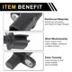 thumbnail image 3 of Sensor de Velocidad de Rueda ABS Unique Bargains Sensor ABS Sistema de Frenado Antibloqueo No.3M5T2B372BC para Ford C-Max 2007-2010 1 Pc Trasero Izquierdo Trasero Derecho, 3 of 6