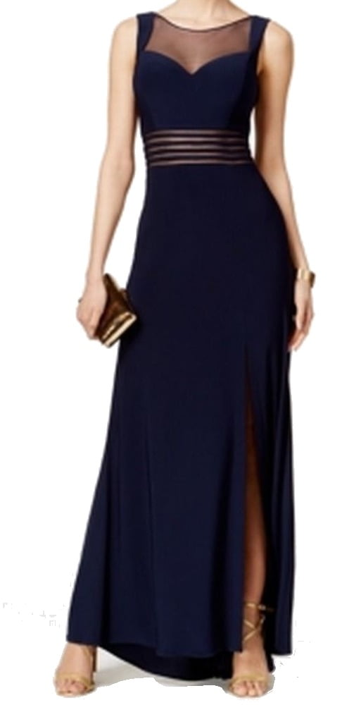 nightway navy blue dress