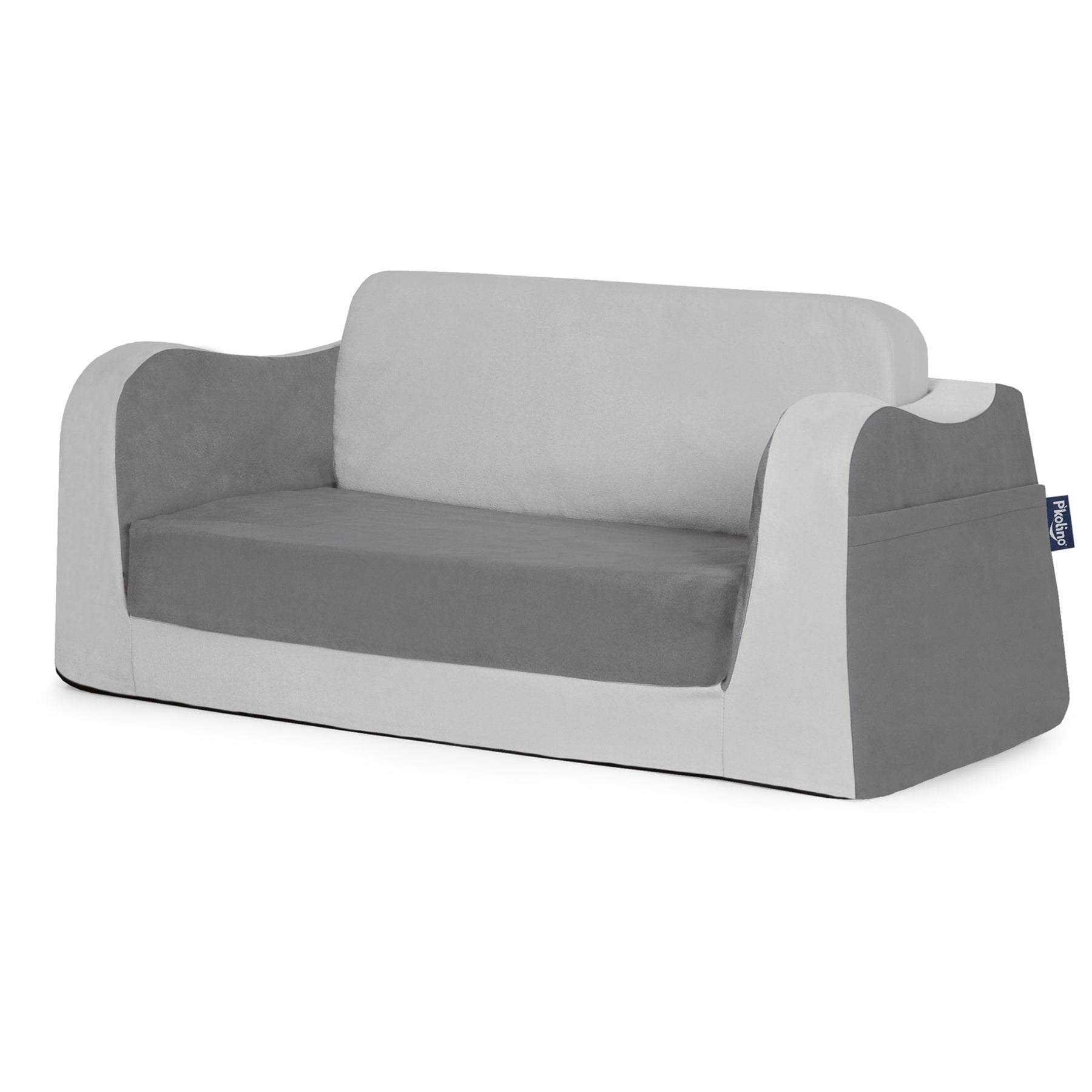 PKFFLSGYGY Little Reader Sofa, Grey & Dark Grey
