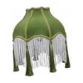 thumbnail image 3 of Pantalla de Lámpara Clásica Victoriana Terciopelo Campana Flecos Borlas Funda Pequeño Reemplazo Lámpara Decorativa Adecuada para Hoteles Dormitorios S, 3 of 9