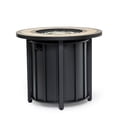 thumbnail image 3 of Olurrisa 30" Propane Gas Fire Pit Table, 50000 BTU Round Steel Fire Pit with Mosaic Ceramic Tabletop for Outside Patio Deck Garden Backyard- Black, 3 of 7
