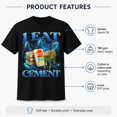 thumbnail image 6 of I Eat Cement Cat Graphic T-Shirt, Funny Unisex Classic Fit Tee, 6 of 9