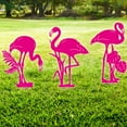 thumbnail image 3 of CIYISON Pink Flamingo Yard Decorations Metal Garden Statues & Sculptures Standing Bird Lawn Ornaments for Patios Backyard Pond, 3 of 8