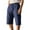 Navy, variant on hotojiny Men's Capri Pants Casual Lightweight Big and Tall Beach Capris Drawstring Elastic Waist Cropped Trousers with Pockets