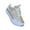 Khaki, variant on GiLiling Women's Walking Sneakers PU Leather Lace Up Round Toe Platform Casual Shoes Fashion Sneakers for Outdoor Running
