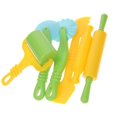 thumbnail image 2 of Childrens Construction Tool Clay Modeling Tools Kit Daycare Kids Diy Design Round Square NonToxic Plastic 1Set, 2 of 5