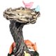 thumbnail image 5 of Comedero de resina para jardín, cuenco de Baño para pájaros, escultura, estación de alimentación para exterior, Patio, balcón, 5 of 6