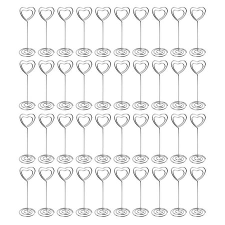 

ANAJOY Clearance Sale 40pcs Restaurant Memo Clip Centerpiece For Wedding Table Decor Place Card Holder