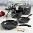 thumbnail image 6 of Ecolution Symphony 8 Piece Non-Stick Aluminum Cookware Set, Dishwasher Safe, Slate, 6 of 8