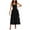 Black, variant on Maplenight Maxi Dresses for Women Casual Sleeveless Off Shoulder Smocked Tiered Long Sundress,Sizes S-2XL