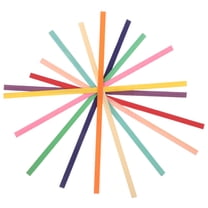 BESTYASH 150Pcs Colored Strips Thin Flat Cane Webbing for DIY Furniture Making and Craft Supplies