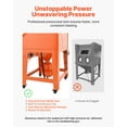 thumbnail image 3 of VEVOR Armoire de Sablage 245 Gallons avec Réservoir Pressurisé, Armoire de Sablage en Acier Robuste sur Roues - avec Trémie Multimédia 32 Gallons & Collecteur de Poussière 1.6HP, 3 of 9