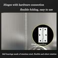 thumbnail image 4 of Stainless steel kitchen splash guard, splash guard foldable stove, grease splash guard, 3/4 sided splash guard, gas stove baffle, for stove top, prevent grease from splashing onto the walls, 4 of 7