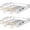 Chrome-2pack, variant on Pull Out Cabinet Organizer, Pantry Drawer Slide Out Basket Expandable Sliding Shelf Under Sink Shelf, Steel Metal cabinet drawers slide out, Chrome Finish