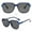 Blue, variant on Trendy Sunglasses Fashion Accessories Pc Trendy Designer Mirrored UV400 Protection Sun Glasses Blue One Size