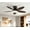 Brown, variant on PHORUS 36" Low Profile Ceiling Fan with LED Light, Quiet DC Motor, Remote & App Control, Flush Mount Fan for Bedroom, Small Rooms and Apartments,Black