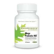 FoodScience of Vermont Mega ProbioticNd, 120 Ct
