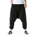 thumbnail image 5 of YUELONGHU Adult Men Casual Pants Baggy Cargo Pants Men Khaki Men's Japanese Loose Flying Pants Large Fashion Casual Sports Leggings, 5 of 8