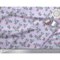 thumbnail image 3 of Soimoi Tissu en Coton Canard Feuilles & Roses Imprimé Floral Tissu de Couture Yard 56 Pouces de Large, 3 of 3