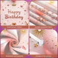thumbnail image 4 of Pink Style Banner Gold Accents Birthday Party Display Balloon Decor Crown Design Celebration Backdrop for Birthday Party Girls' Celebration Indoor Decoration, 4 of 8
