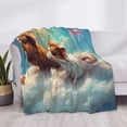 thumbnail image 3 of Naloa Cloud Guinea Pig Flannel Blankets - Thick and Warm Blanket for Winter, Soft Fuzzy Plush King Blanket for All Seasons50"x40", 3 of 6