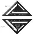 thumbnail image 4 of Aluminum Alloy Triangle Ruler Gauges Speed Protractor Miter for Carpenter Line Scriber Saw Guide Percision Measurement Tool ,Easy to Use, 4 of 7