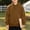 Brown, variant on Boys Solid Sweatshirt Long Sleeve Stand Collar Pullover Tops with Snap Fastener Kids Fashion Versatile Clothes Pink 7-8 Years