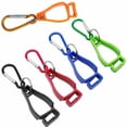 thumbnail image 1 of Clip para guantes TUNC Porta guantes con mosquetón 5 piezas multicolor Azul rojo negro verde naranja 12,5 x 3,2, 1 of 5