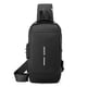 thumbnail image 1 of Bolso bandolera, bolso de pecho impermeable con carga USB, mochila de hombro para hombre y mujer, 1 of 5