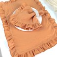 thumbnail image 6 of Placemats for Table Cotton 100% Ruffule Napkins for Plates Soft Flounced Wedding Decoration House Warming Gift Table Decor Party, 6 of 10
