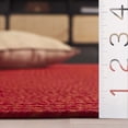 thumbnail image 6 of SAFAVIEH Braided Denica Distressed Machine Washable Reversible Area Rug, Rust/Red, 2' x 4' Half Moon, 6 of 12