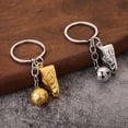 thumbnail image 5 of World Cup football shoe keychain pendant, sports pendant, souvenir pendant (gold), 5 of 5