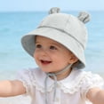 thumbnail image 5 of Kids Sun Hat for Boys Girls Wide Brim Bucket Hat UPF 50+ Sun Protection Hat Breathable Summer Beach Hat 6-12 Months 12-24 Months 2t 3t 4t 5t 6t 7t 8t 9t Children 3-12 Months, 5 of 7