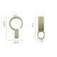 thumbnail image 2 of 100pcs Plastico Ropa de secado Hebillas de racha de fijación Botones fijos antideslizantes HOMEMAXS mx11821427, 2 of 5