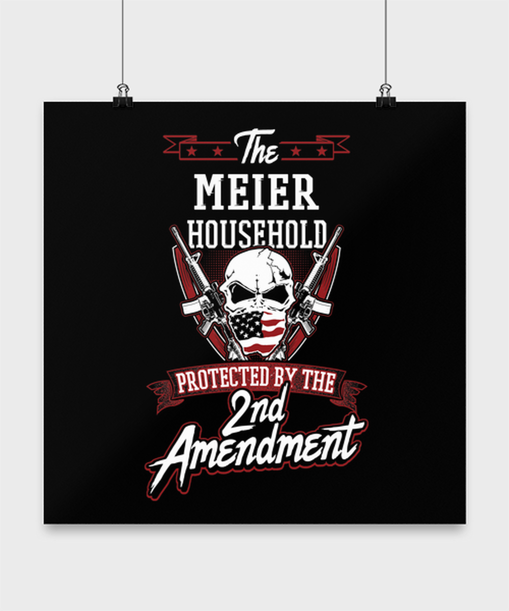 last-name-meier-poster-household-protected-by-2nd-second-amendment