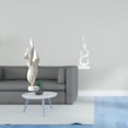 thumbnail image 2 of Escultura De Resina Con Forma De Pluma Y Llama, Arte Abstracto Moderno, Figura Decorativa, Colección Para Oficina, Chimenea, Patio, Estantería, Armario., 2 of 8